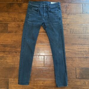 Rag‎ & Bone Fit 1 Skinny Jeans Denim Blue Men's Size 30x32 Color ELM